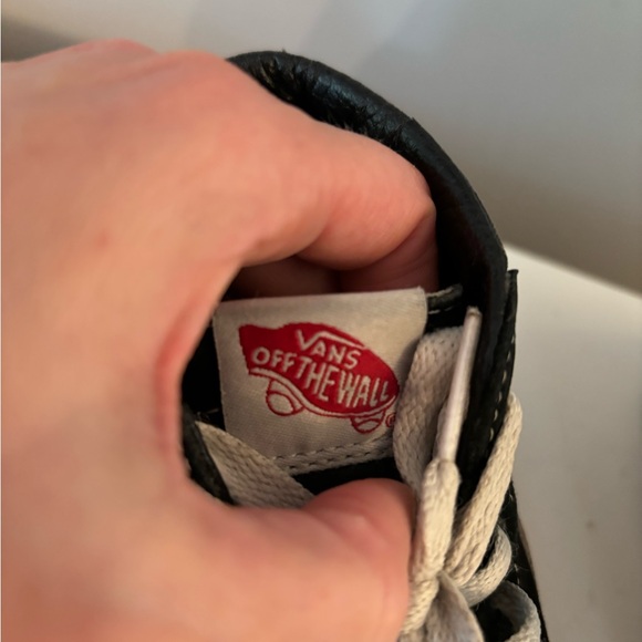 Vans Old Skool Skate Unisex Black & White High Top Sneakers Shoes. Size 3.5 / 5 - Picture 7 of 9